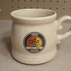 Cream Fergus Ontario Mug 1983